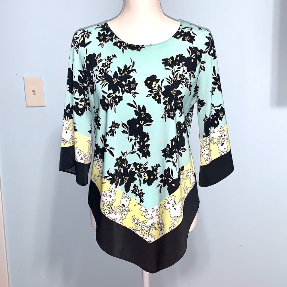 Alfani Chiffon Blouse floral
